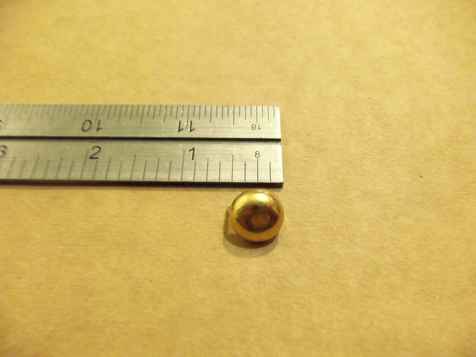 1/2" Solid Brass Round Spots / Studs For Leather (Pack Of 100)