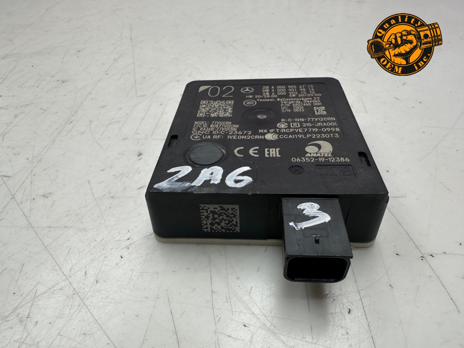 2021-2026 MERCEDES C EQE EQS S SL - FRONT COLLISION WARNING RADAR SENSOR OEM 47k