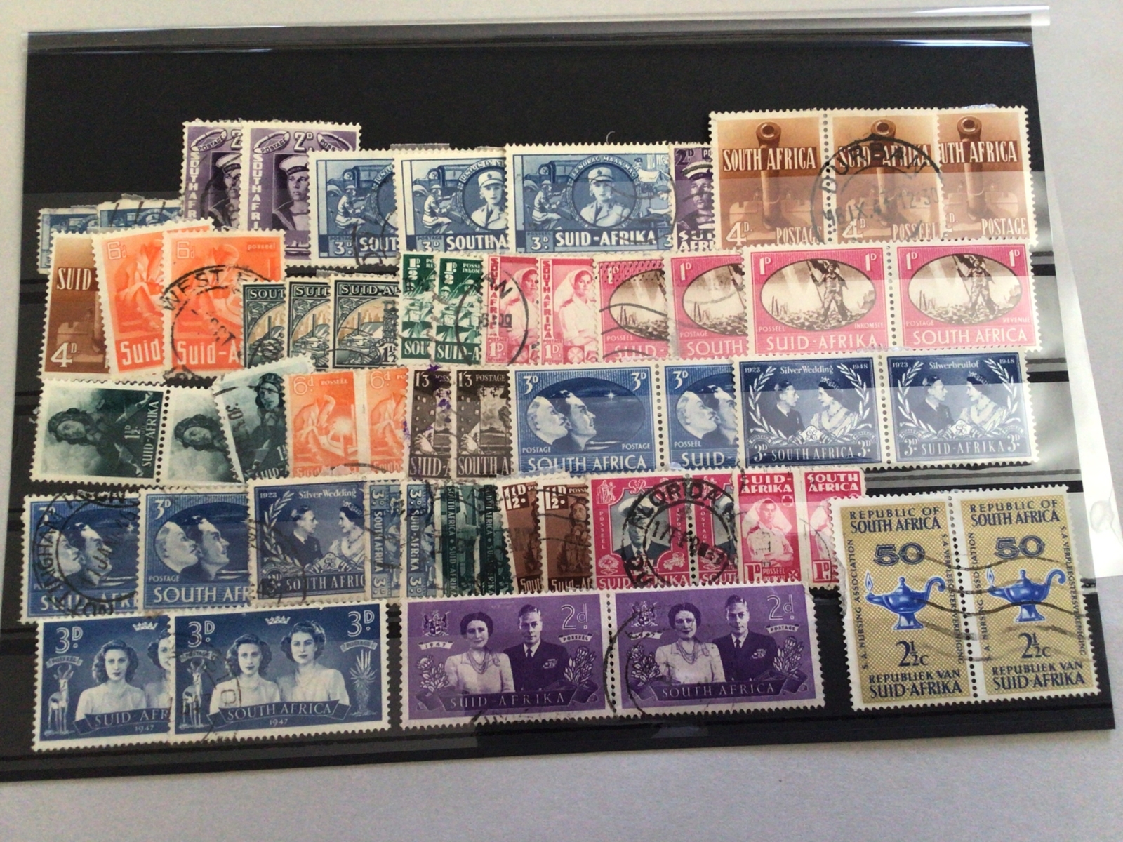 South Africa vintage mounted mint or used stamps Ref 66473