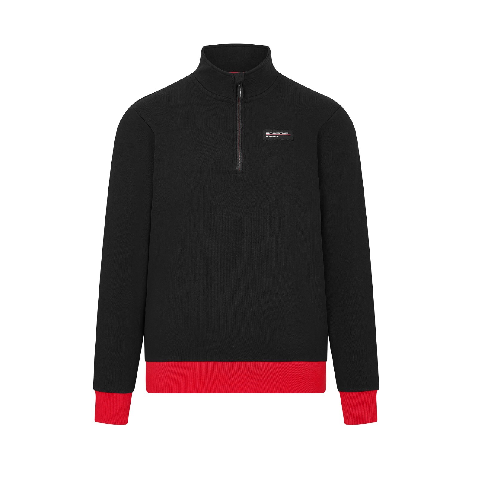 Porsche Motorsport Penske Official 1/z Quater Zip Sweatshirt Midlayer Black Red