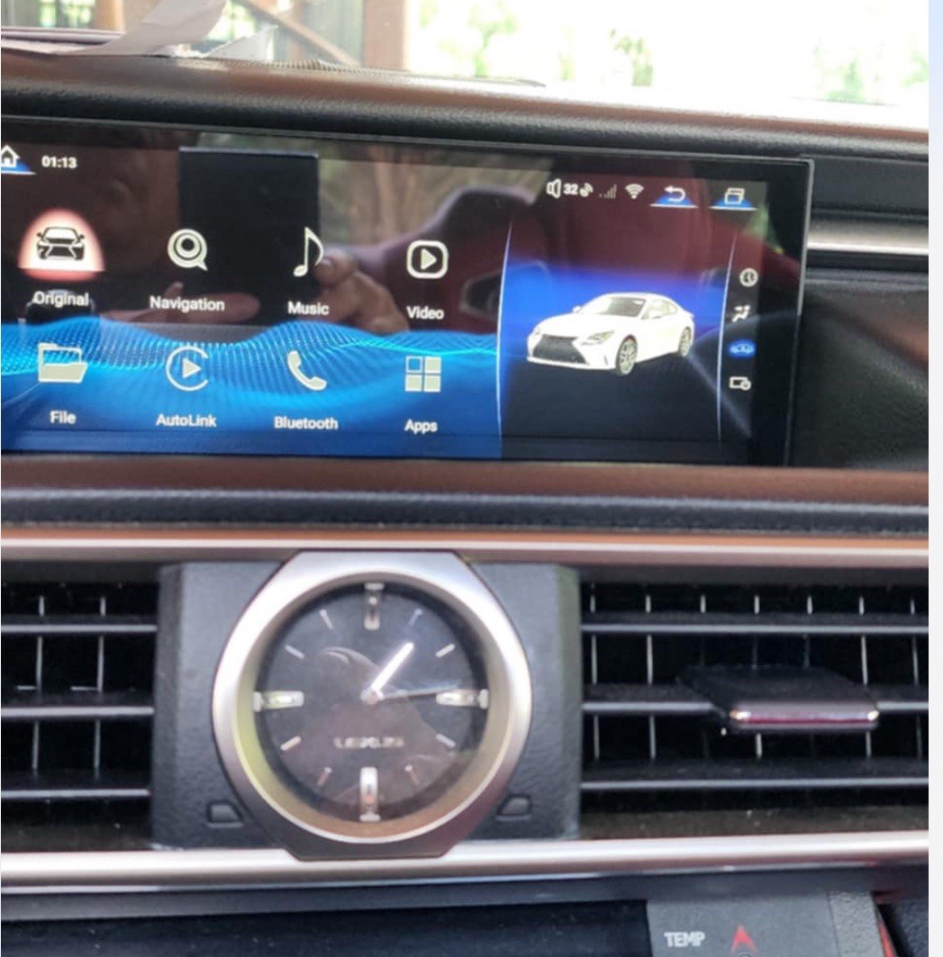 10.25" Car Stereo Infotainment Apple Car Play Android Auto Lexus IS350 RC350 RCF