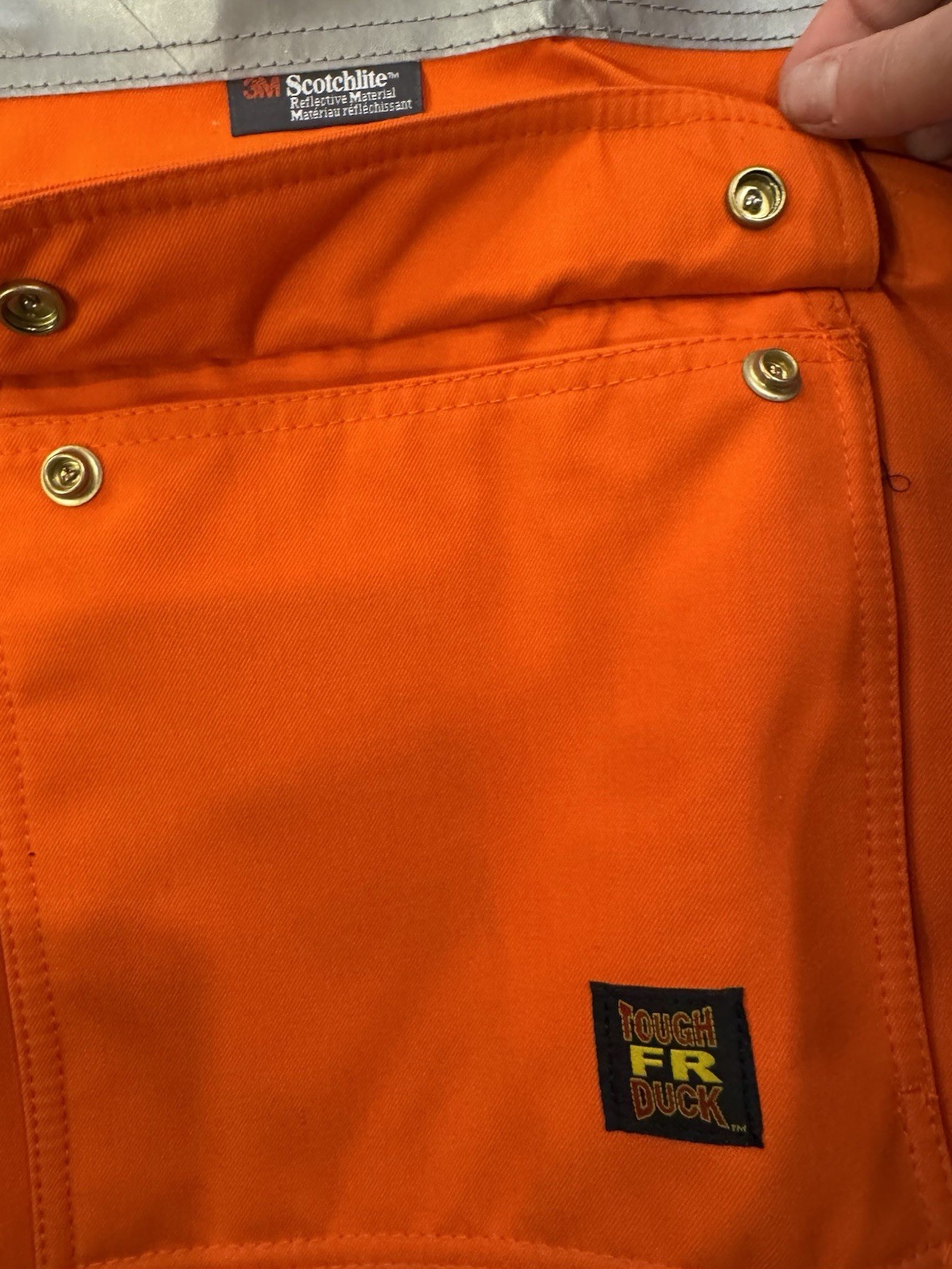 Tough Duck FJBL013 Men's Hi-Vis Hrc2 NFPA Glen Guard Safety Jacket Size 5X NWT