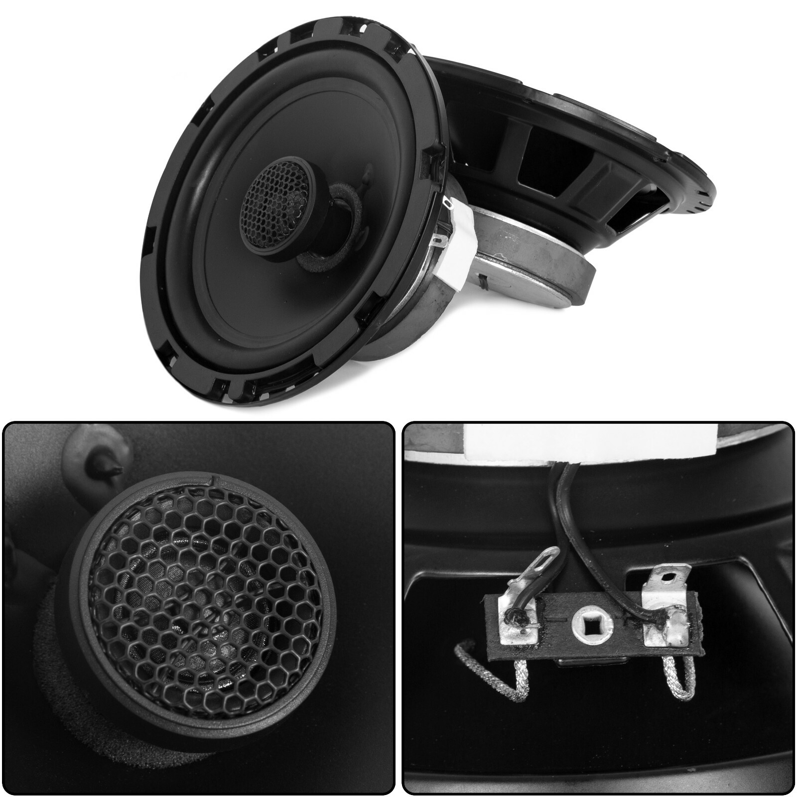 6.5" Lower Vented Leg Fairing Speakers For Harley Touring Street Glide Road King