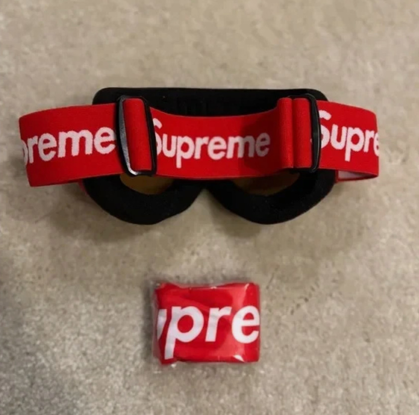 Supreme x Smith Snowboard Goggles Red FW15 Rare Limited Edition NIB
