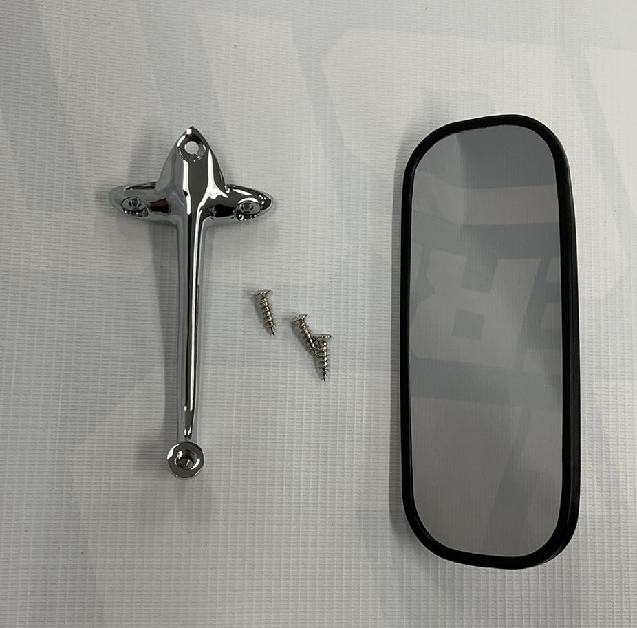 Interior Rear View Mirror Head & Arm Bracket Set for 1955-1959 Chevy Gmc Pickup