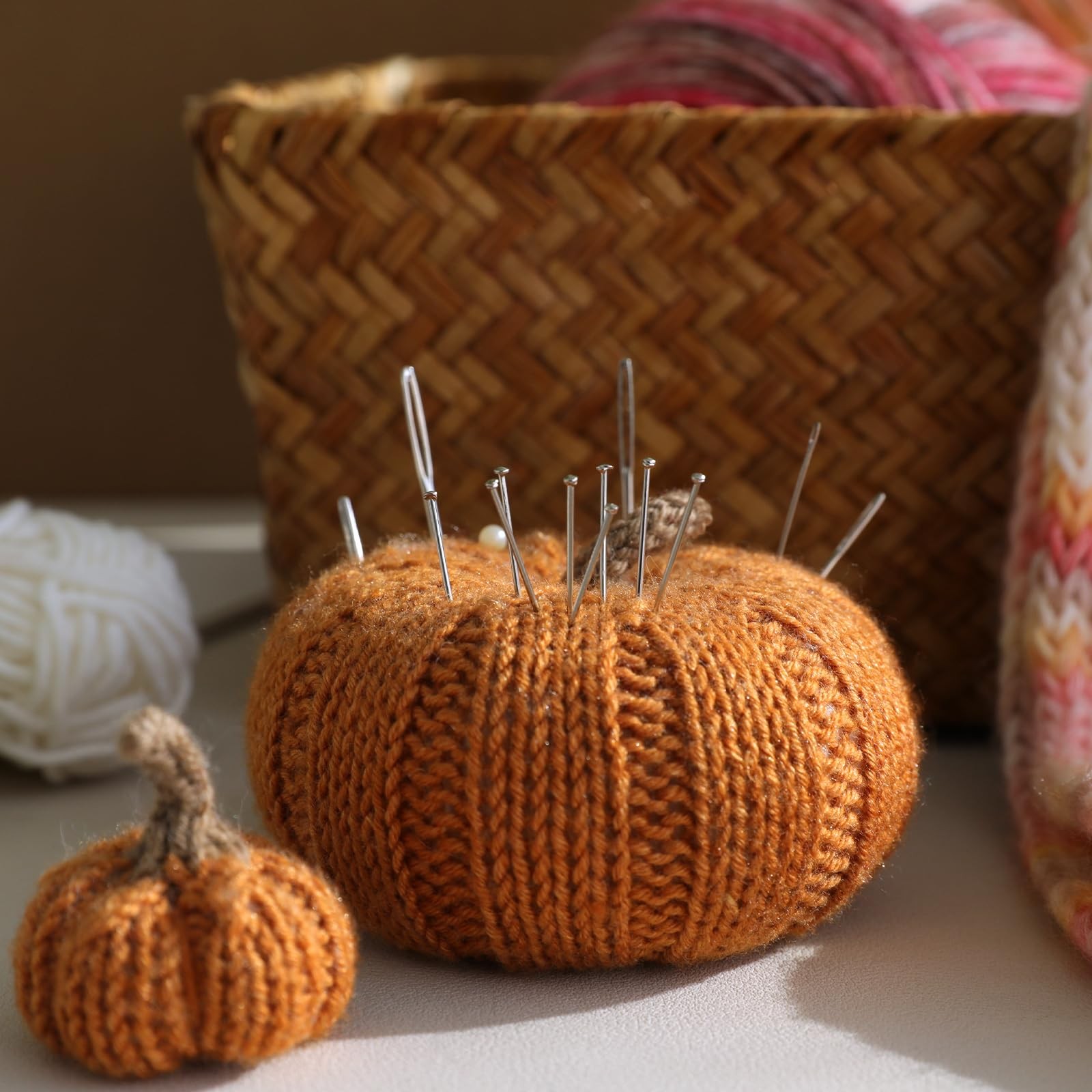 500Pcs Flat Head Sewing Pins, 1 Inch Straight Pins for Fabric, Heavy Duty Sta...