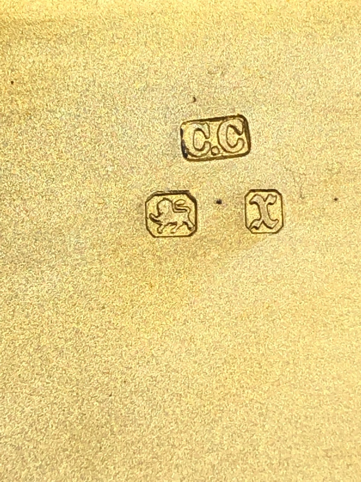 Antique English Sterling Silver hinged Cigarette or Card Case 3 5/8" x 2.75"