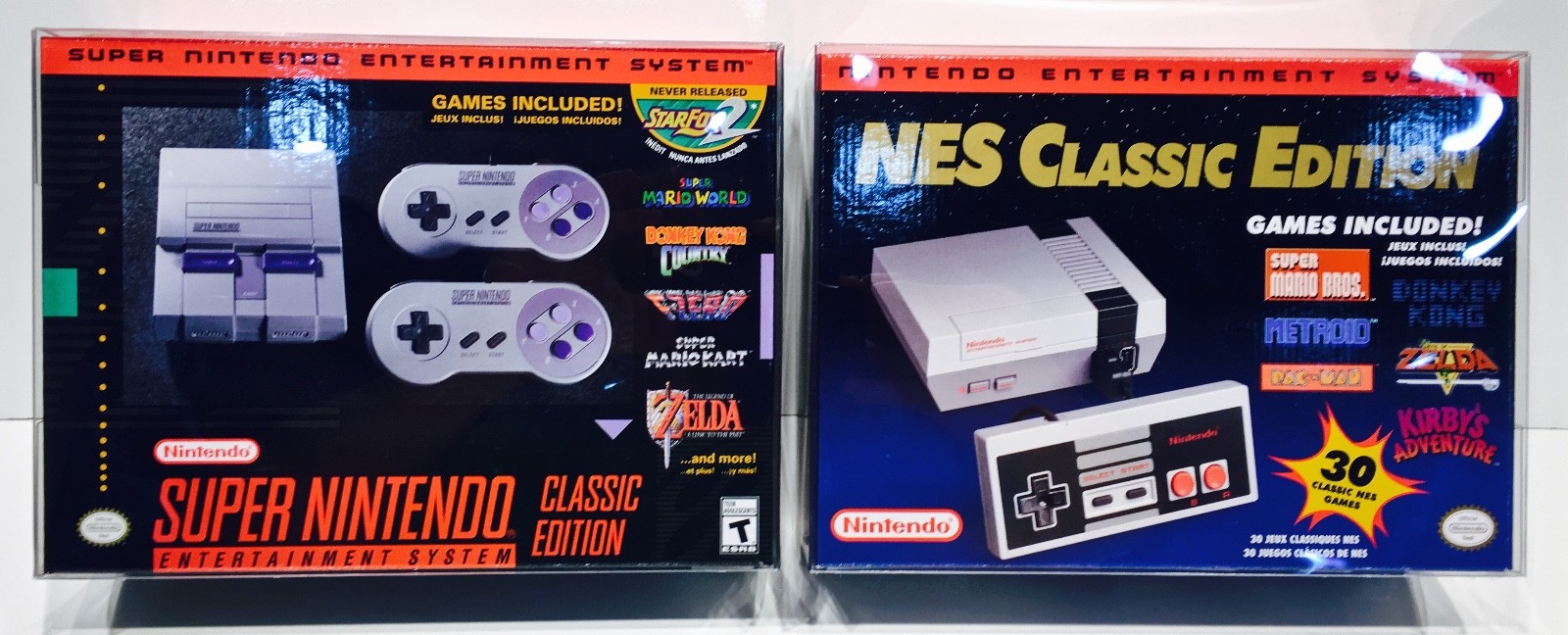1 Box Protector for SNES and NES CLASSIC EDITION MINI CONSOLE Nintendo Boxes