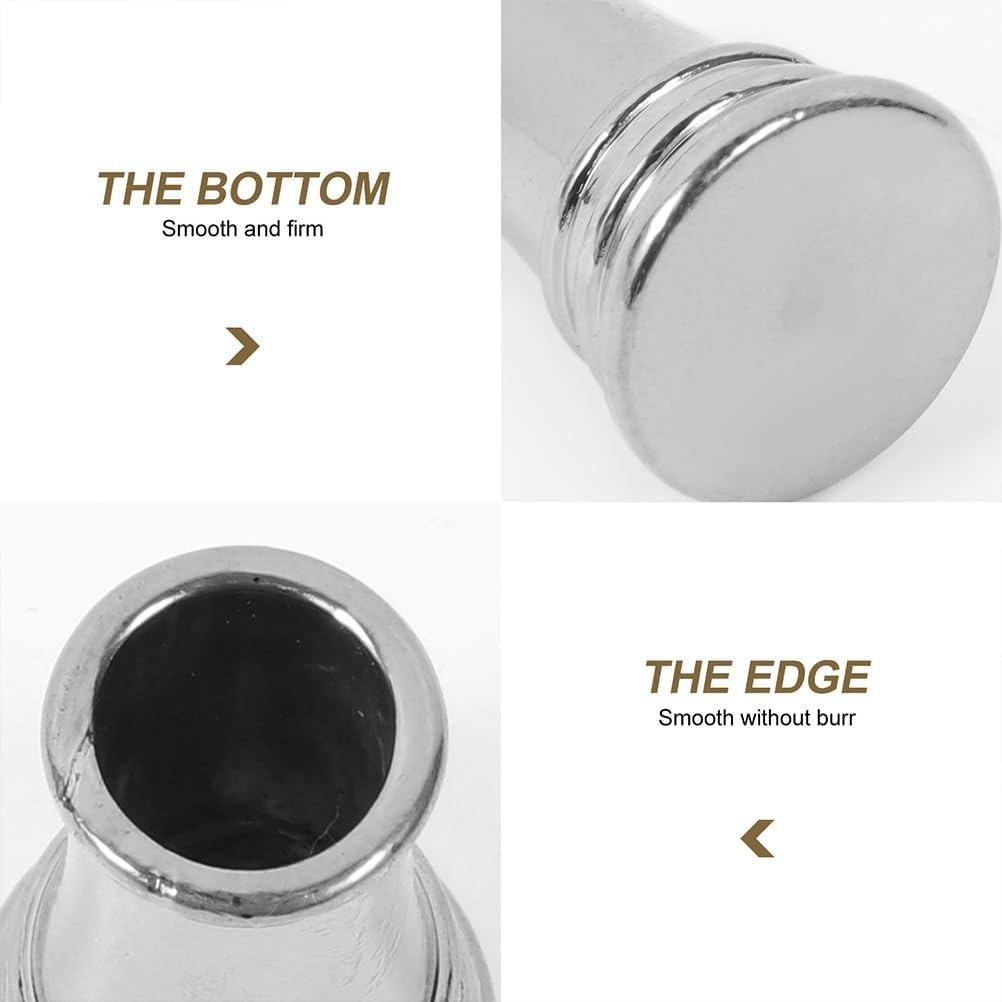 4Pcs Copper Pen Holder Set Compact Desktop Pen Stands for Fountain Pens Ballpoin