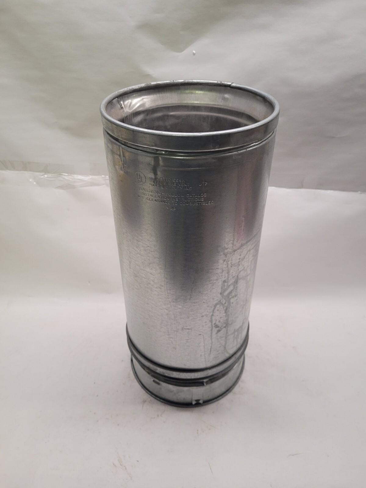 DuraVent 8" Inner Diameter Aluminum Type B Gas Vent Round Rigid Pipe 8GV18