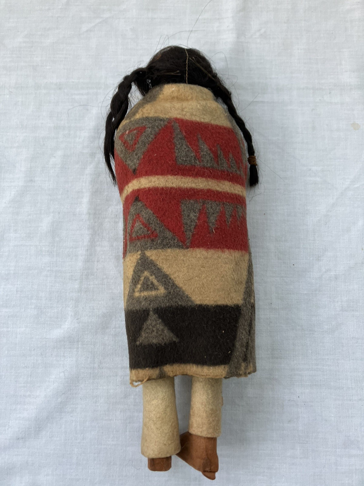 Vintage Skookum Male Native American Doll - 13 Inches Tall