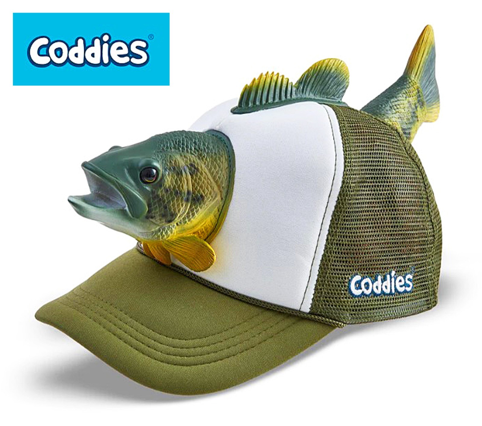 Funny Fish Hat 3D Bass Lucky Fishing Hat Gift Men Women Teen Children Costume