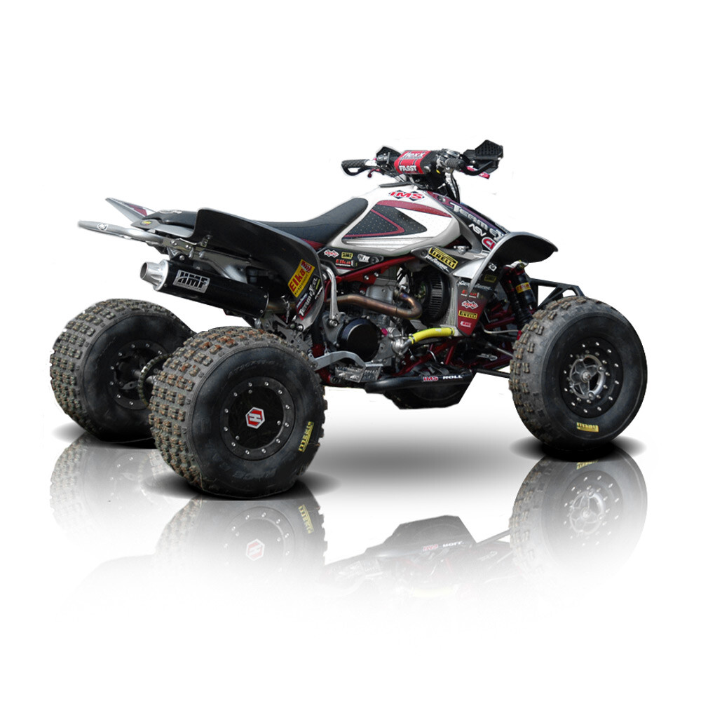 HMF for Honda TRX 450R 2004-2005 Black Blackout Slip On Exhaust | 019383606192