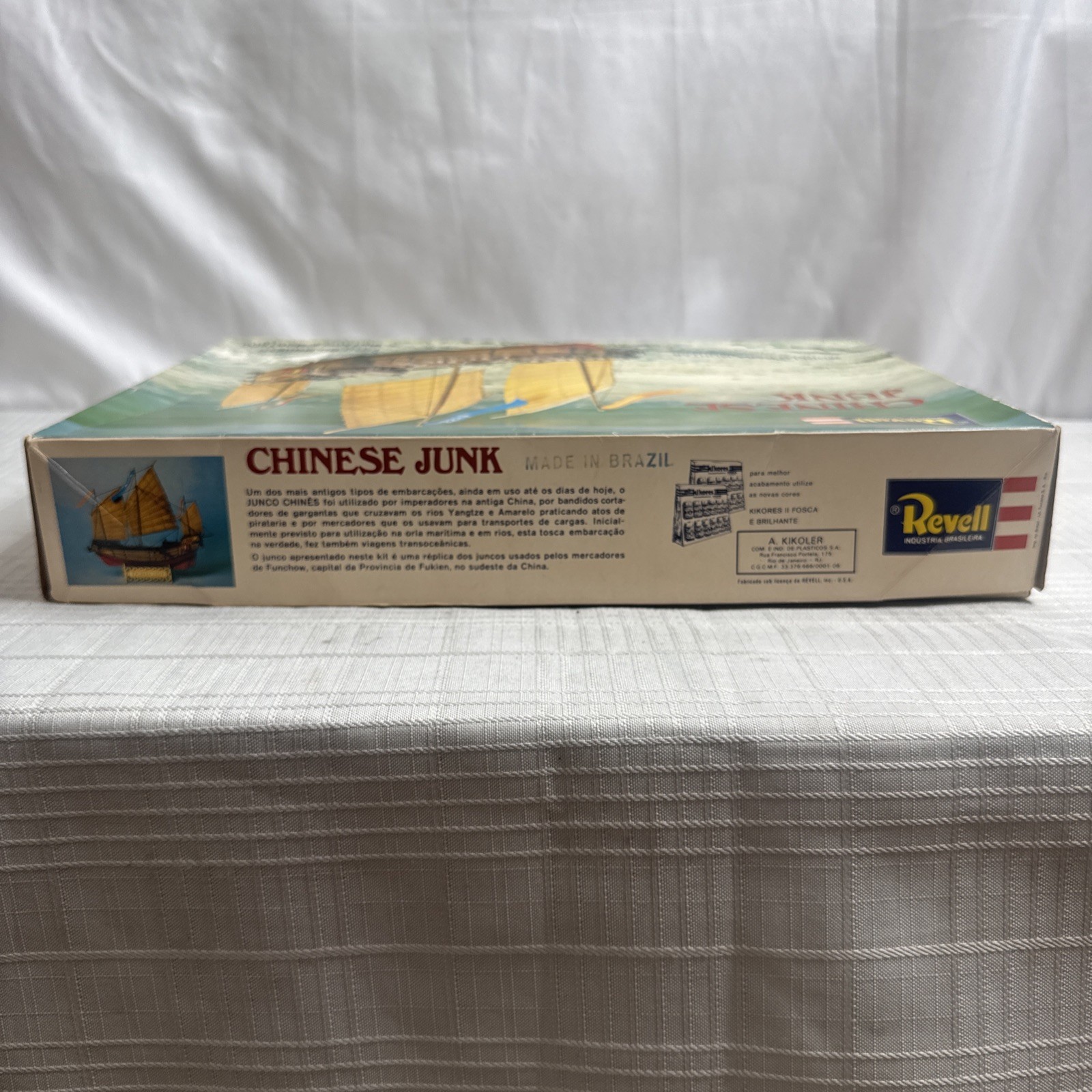 Revell Chinese Junk Plastic Model Kit H-341 Made in Brazil VINTAGE NEW RARE