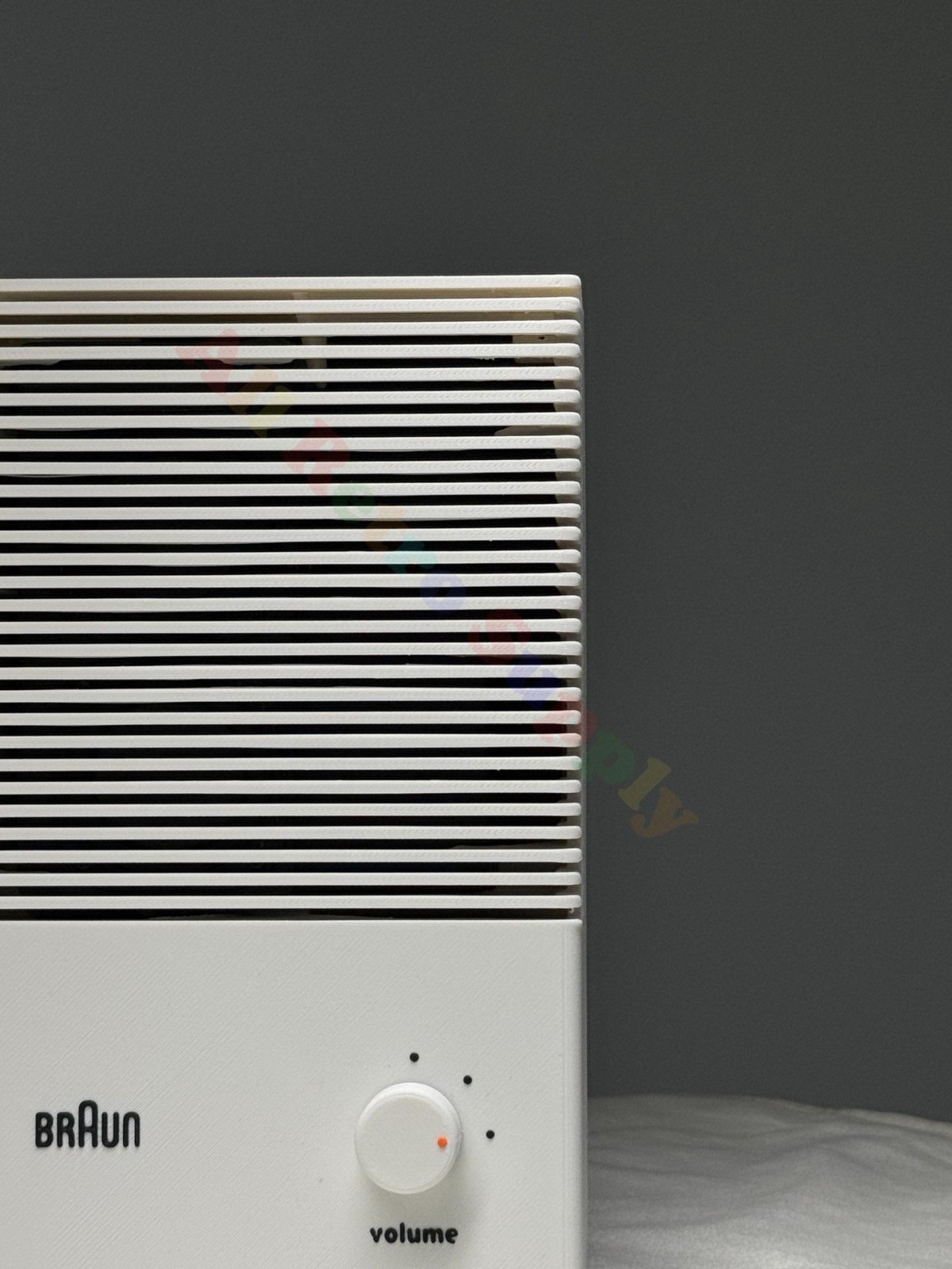 Handmade Retro Braun T3 Inspired Bluetooth Speaker-3D Print Case 100W Amplifier