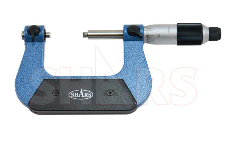 Shars 1-2" Screw Thread Micrometer .0001" Graduation Anvil New P}