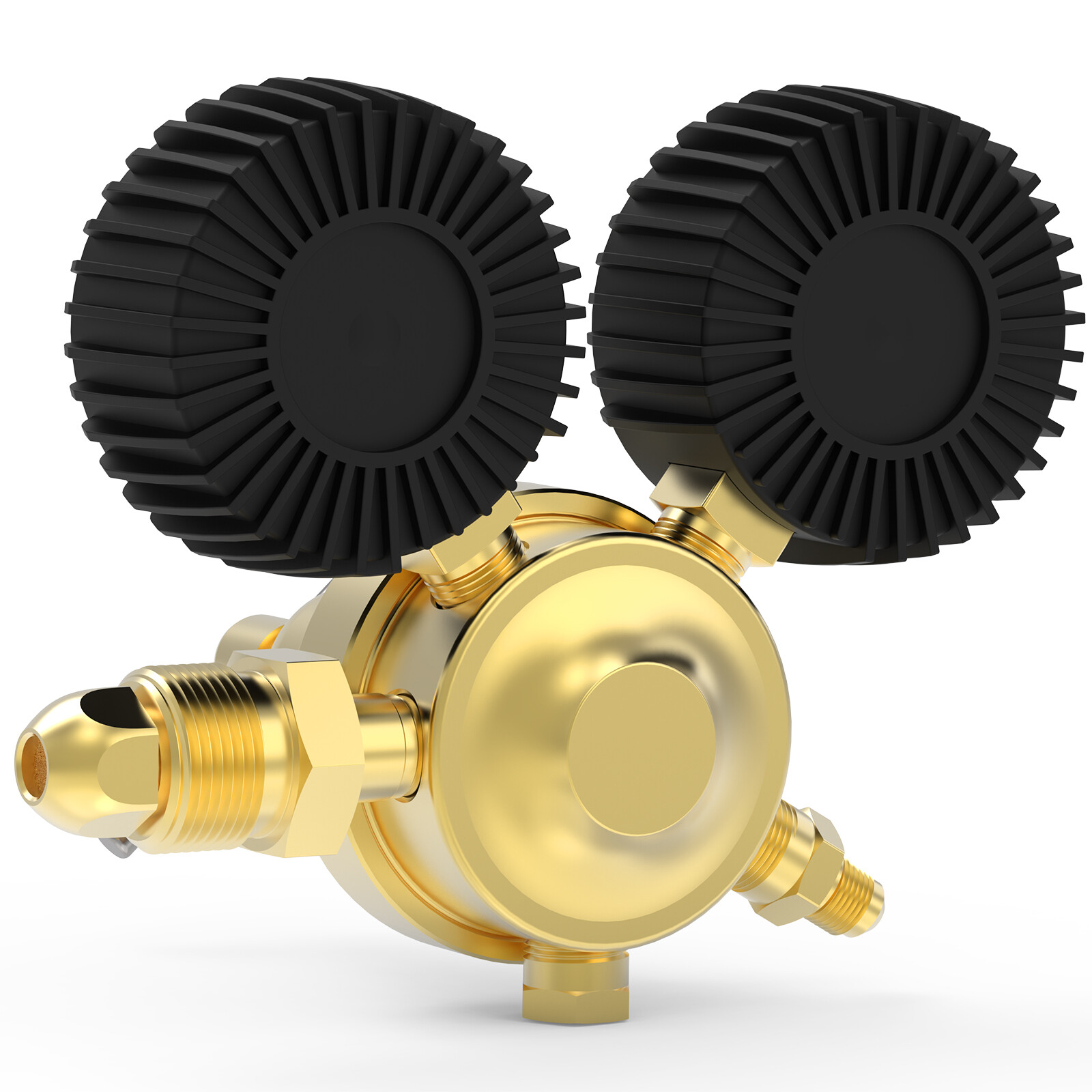 Nitrogen Regulator, 0-600 PSI, 0-4000PSI Output Pressure,CGA580 Inlet Connection