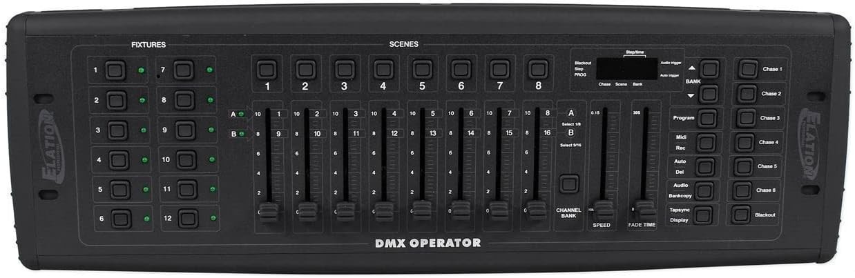 ADJ Products 192-Channel DJ DMX Operator w/ 6 Chase Programs and 8 Fade Switches