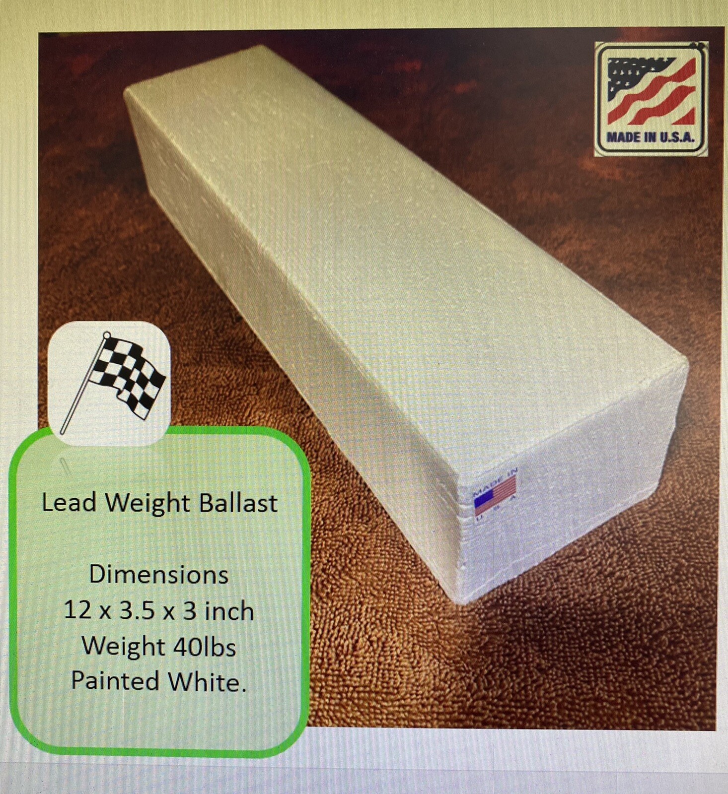 Lead Ballast Weight 40lb