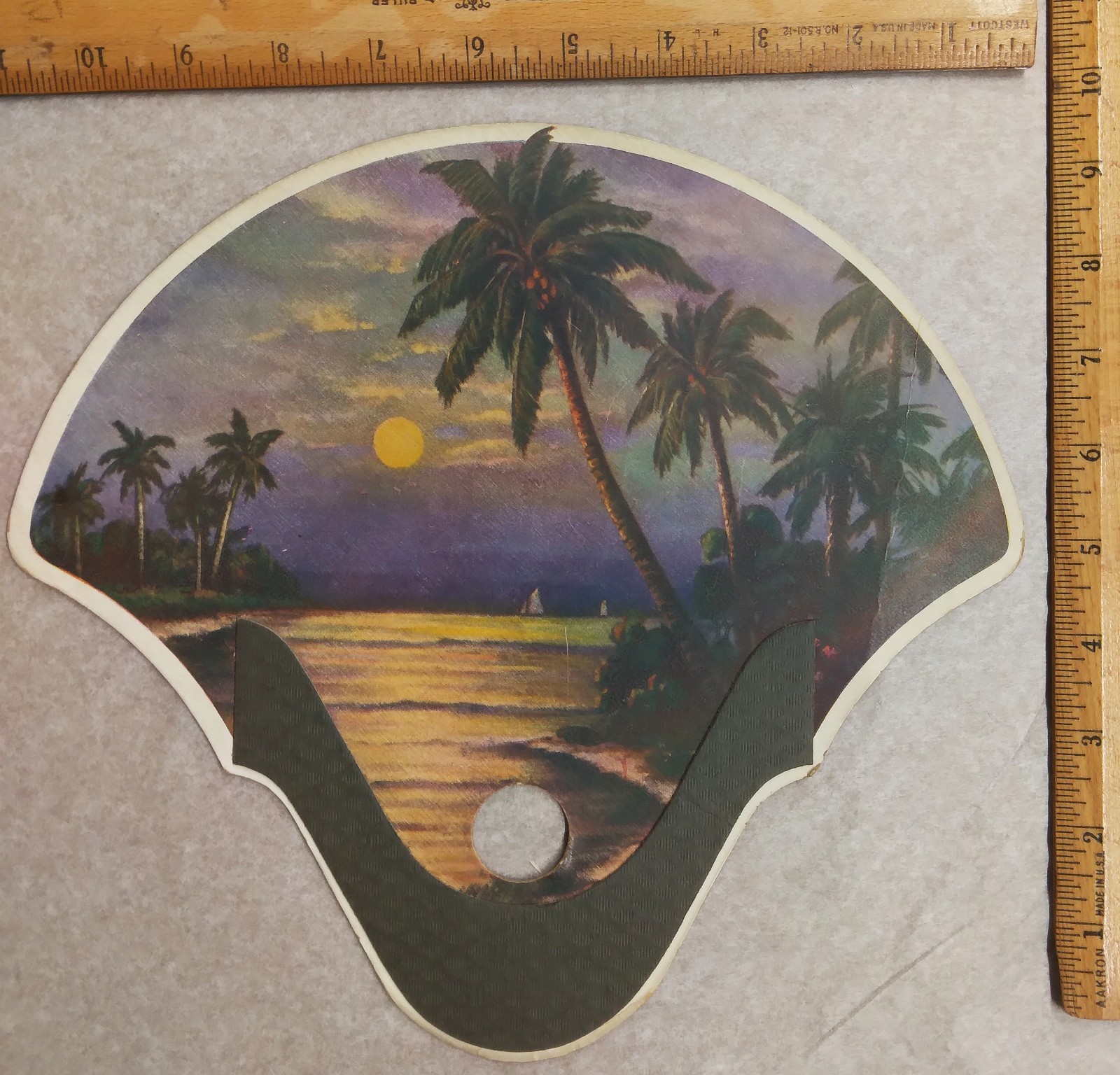 Kelly Tires Fleet-Wing Gas & Oil Comfy Hold ad fan, c1939