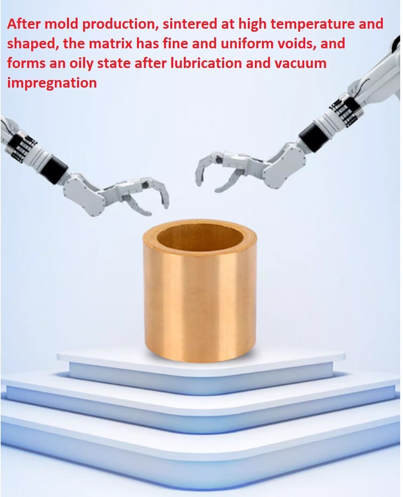 Self-lubricat Bronze Bushing Bearing Sleeveing Oily Sleeve Bearing - All Sizes