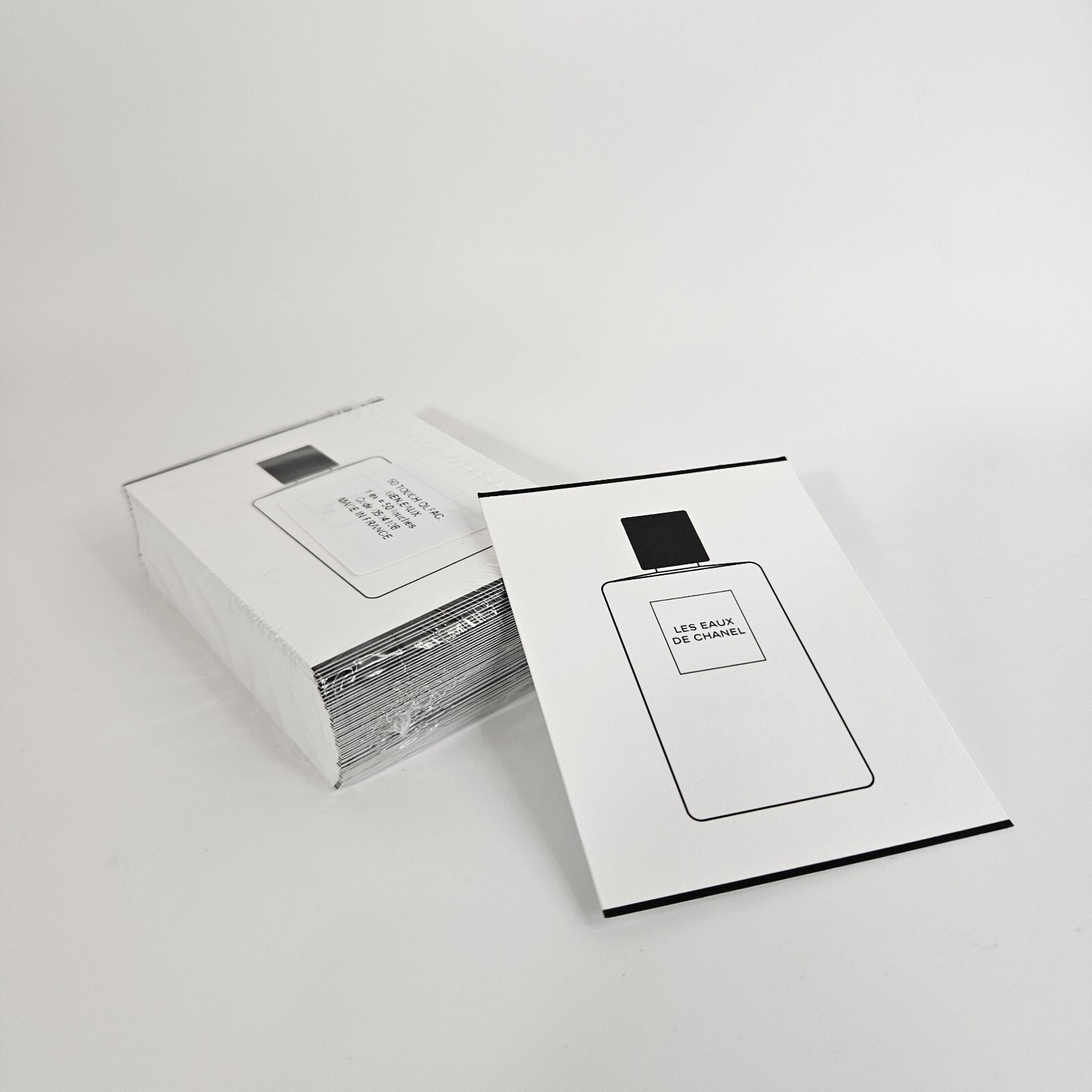Authentic Chanel Perfume Paper Blotter Cards Les Eaux De Chanel Pack Of 50