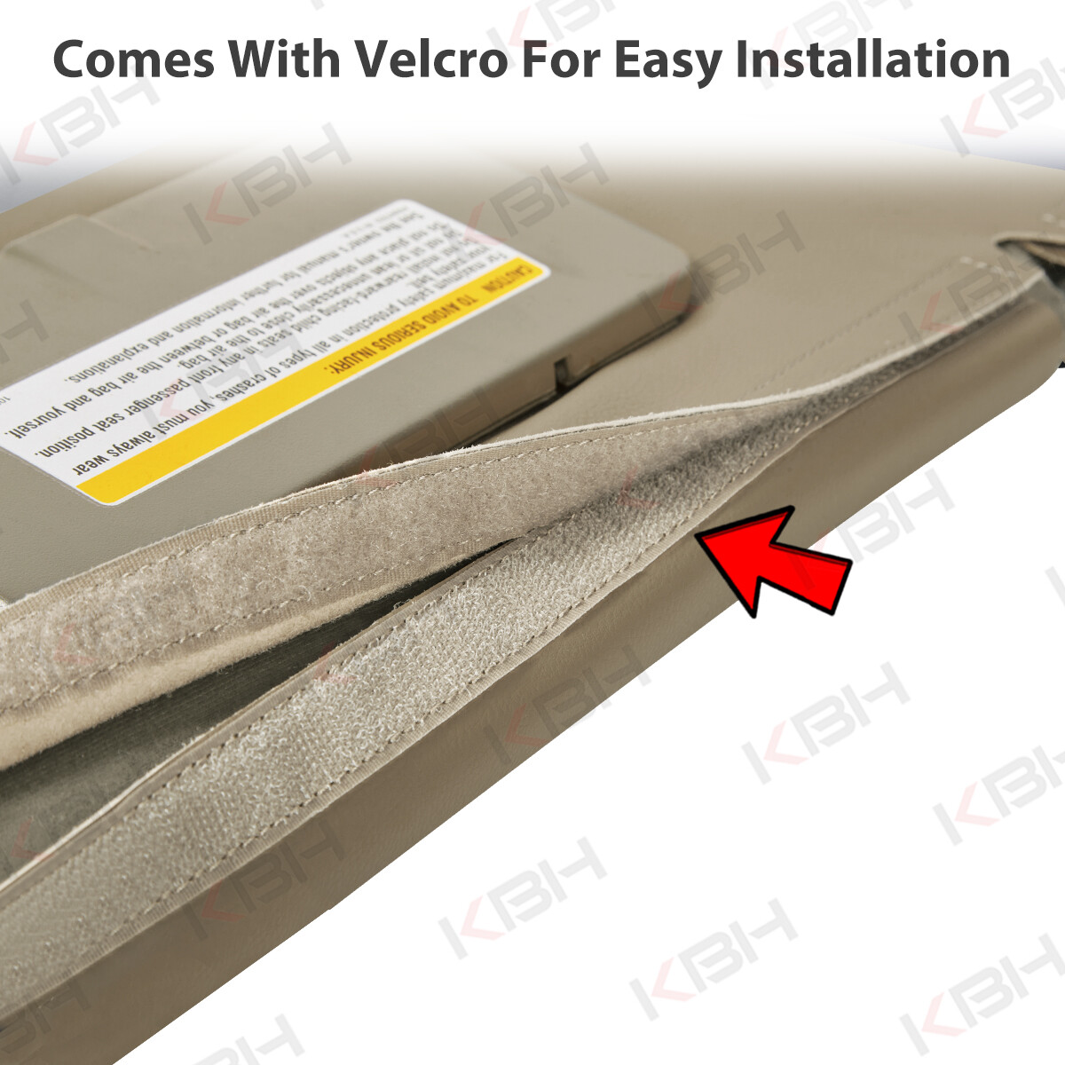 Sun Visor Replacement Cover Leather 95-99 Chevy Tahoe Suburban Yukon Beige Tan