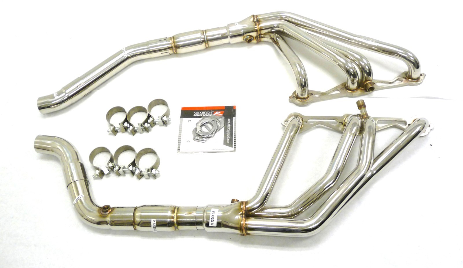 OBX Stainless Long Tube Manifold 1992-1996 Chevy Corvette C4 LT1 LT4 Full Length