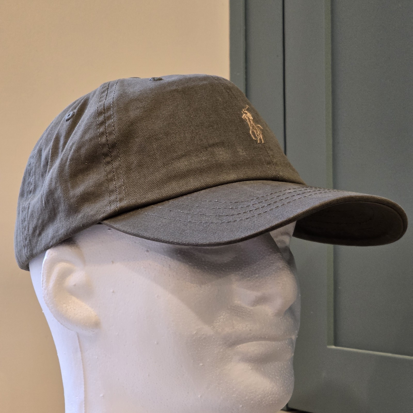 Polo Ralph Lauren Men's One Size Cotton Chino Adjustable Ball Cap Olive Green