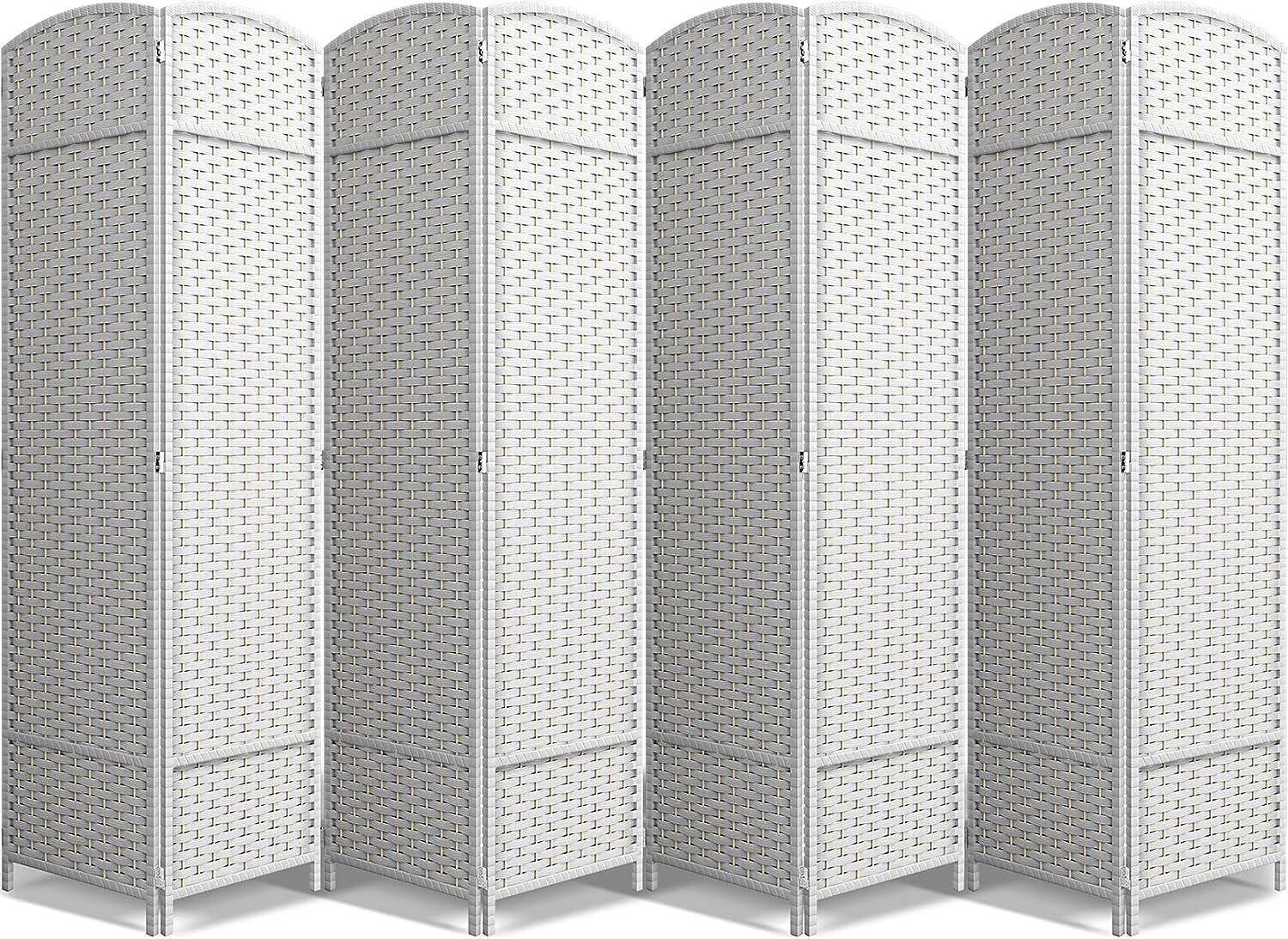 Sorbus Extra Wide Room Divider - Foldable Panel Privacy Screen, 8 Panels