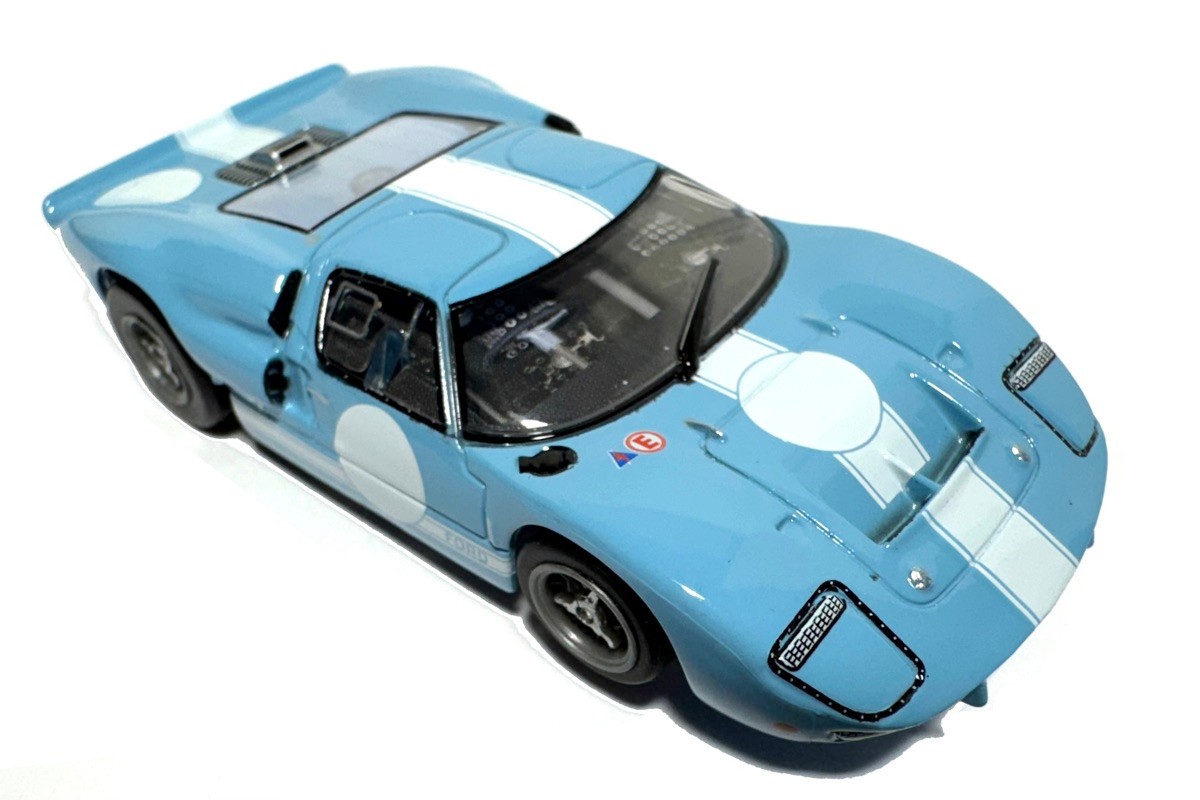 2025 AFX MegaG+ FORD GT40 CHASSIS #1085 Slot Car Limited Edition w/Sticker Sheet
