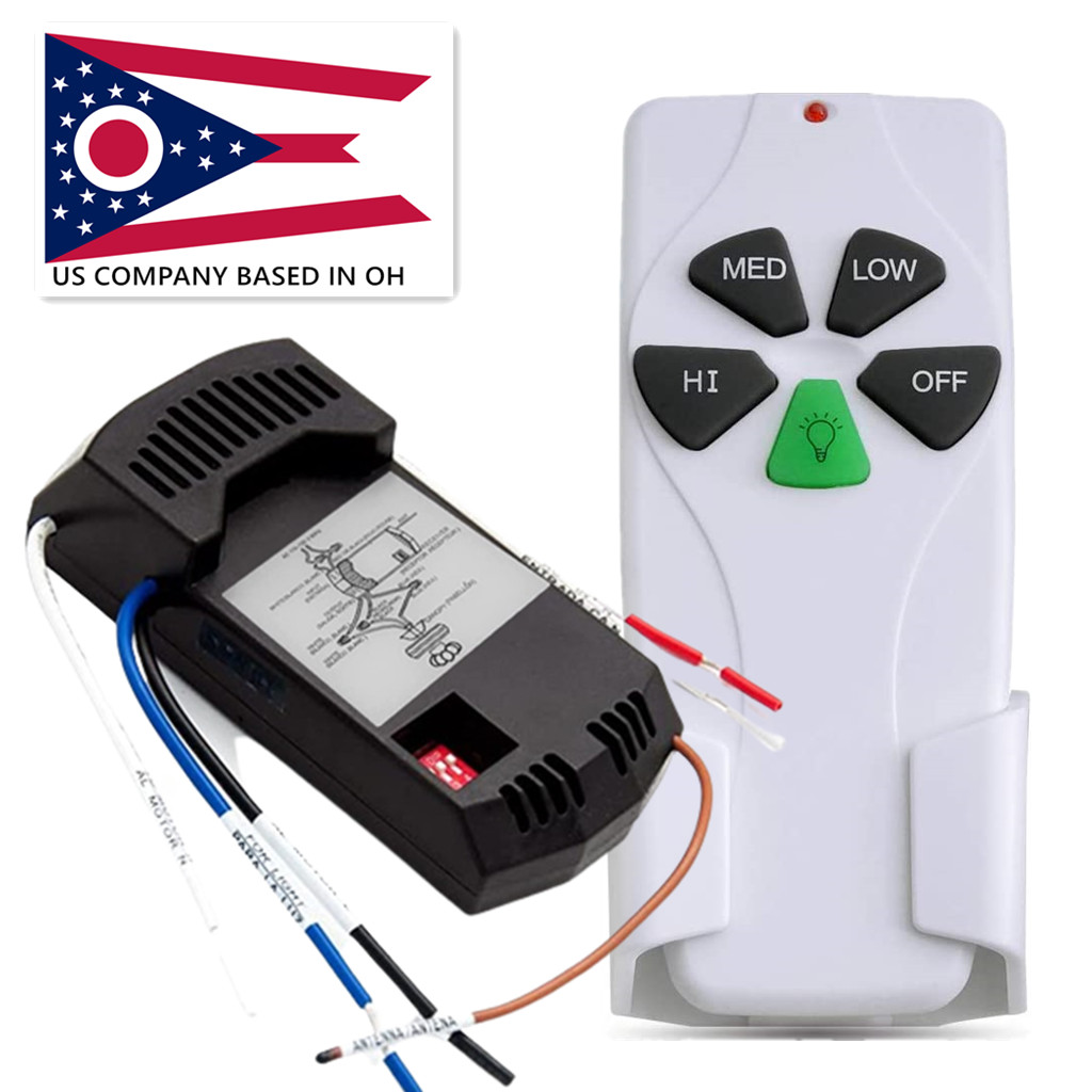 53T Ceiling Fan Remote Control Dimmer Replacement for Harbor Breeze Hampton