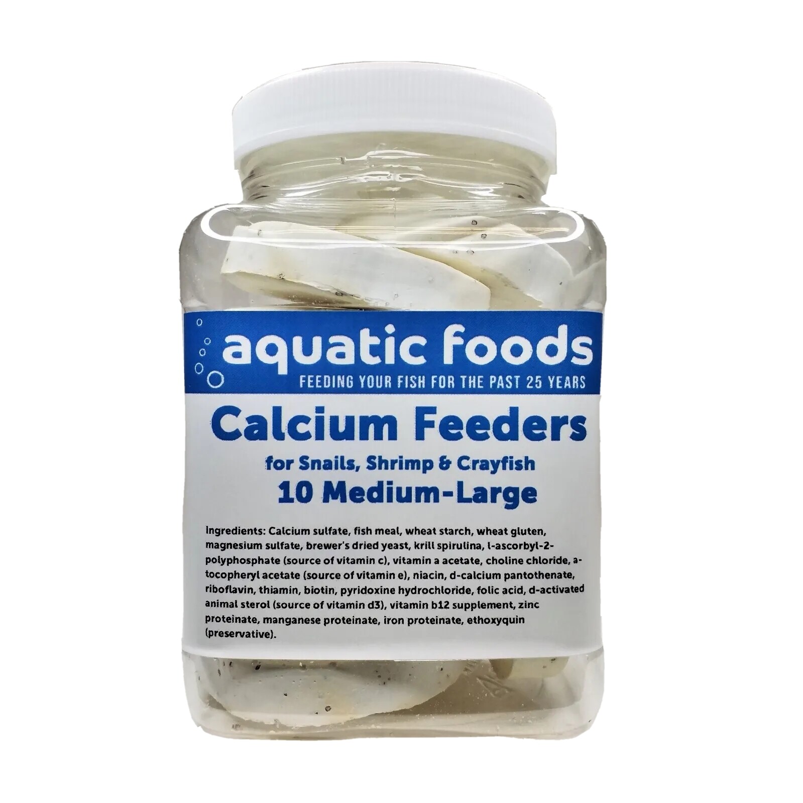 Calcium Feeders for Shrimp, Snails, Crabs, Crayfish and all Tropical Fish