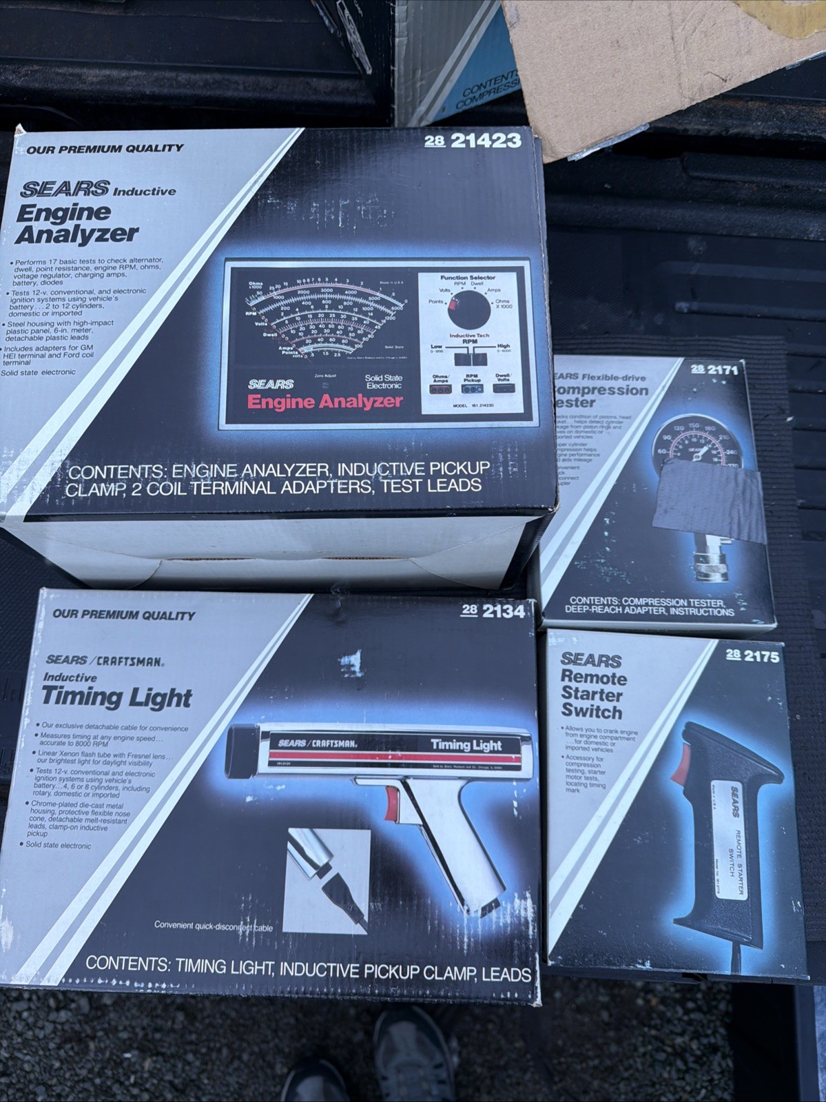 Holy Grail Sears Craftsman USA Automotive Analyzing Kit 21585 Analyzer Timing Lt