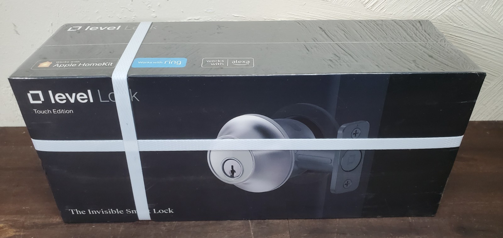 Level Lock Smart Lock Touch Edition Smart Deadbolt Keyless Entry, Black - SEALED