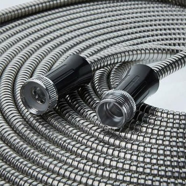 Bionic Steel Metal Garden Hose - Heavy Duty 304 Stainless Steel Lifetime Hose