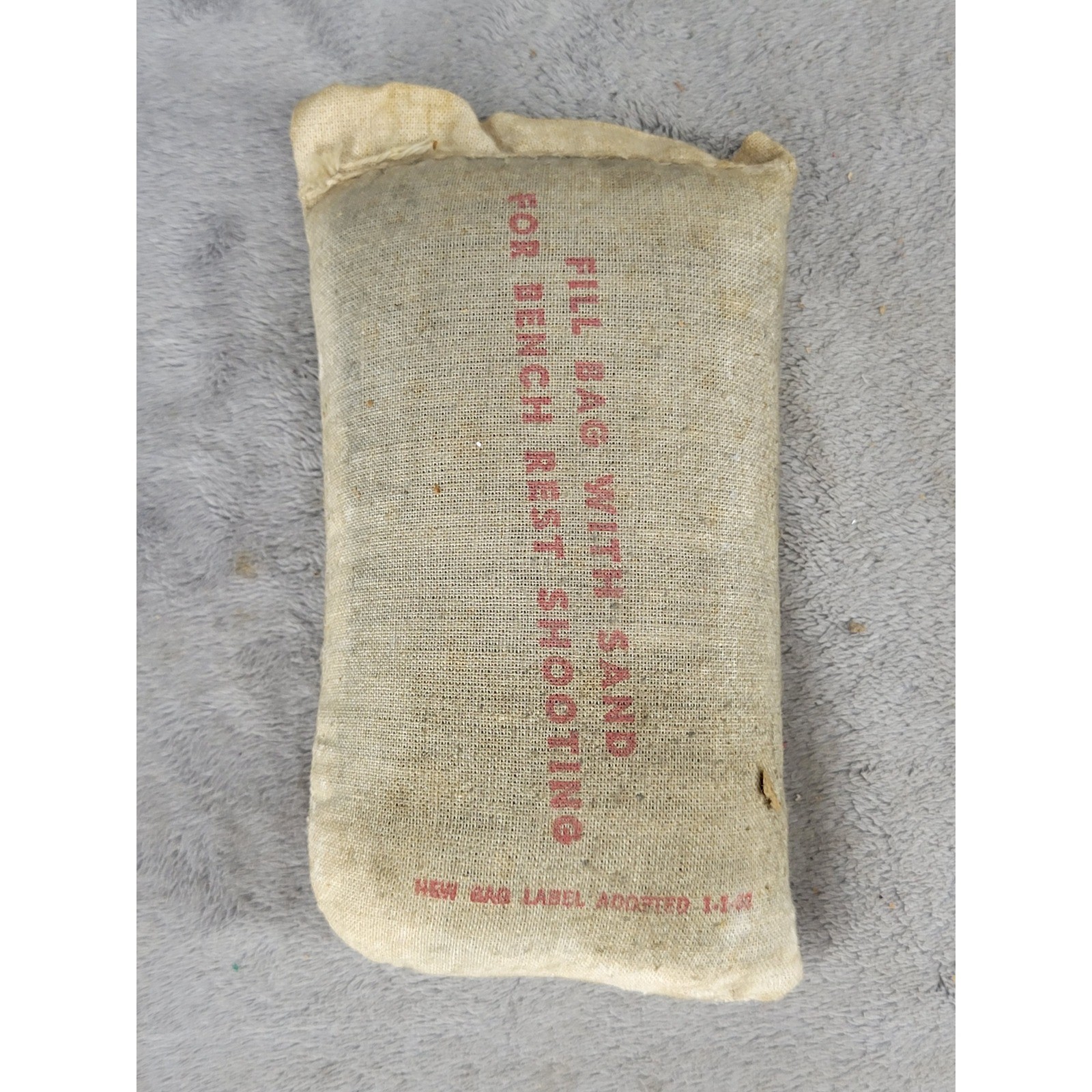 Vintage Lawrence Brand Chilled Lead Shot 7 5lb Sealed Burlap Bag NL Industries