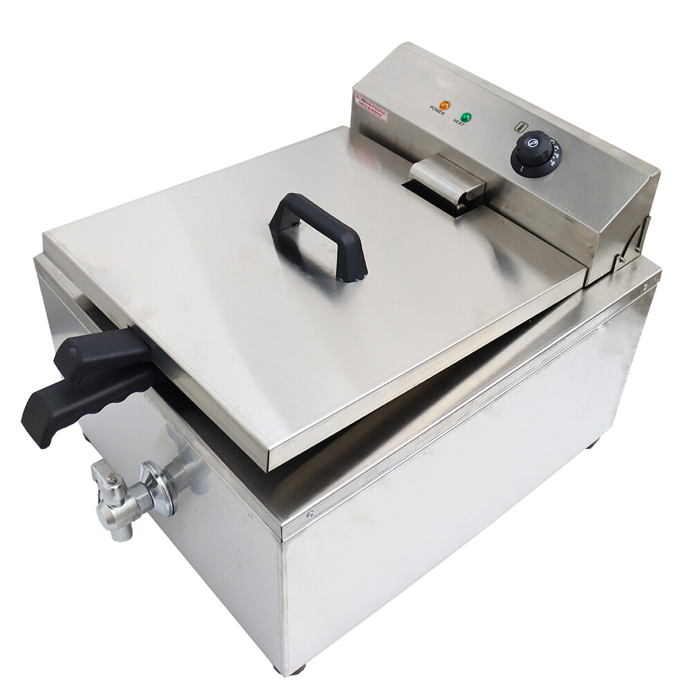 TECHTONGDA 110V Stainless Steel Multi-Purpose Funnel Cake Fryer for Donuts etc.