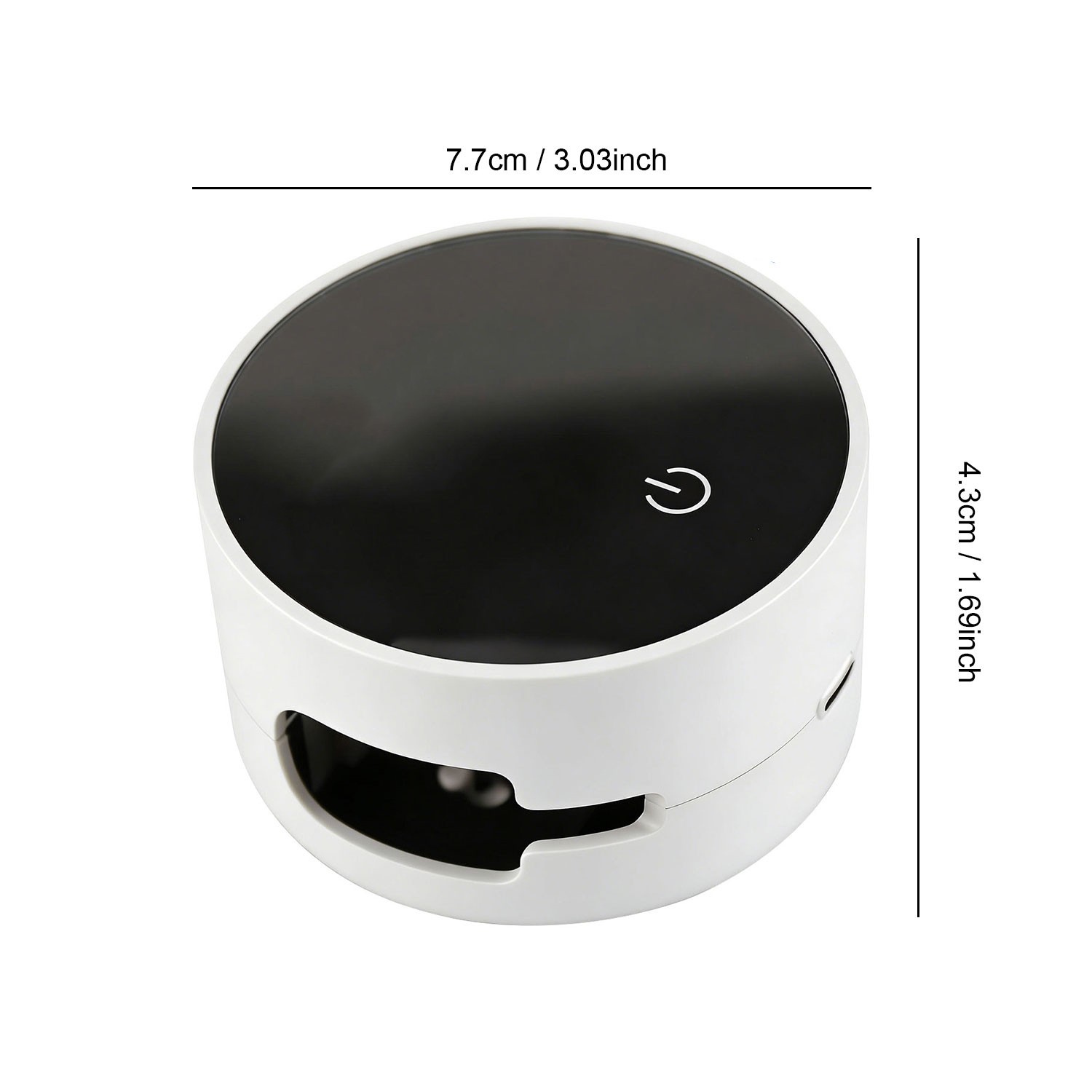 MIni Smart UV Toothbrush Sanitizer Holder With Drying, 2 Toothbrush Slots