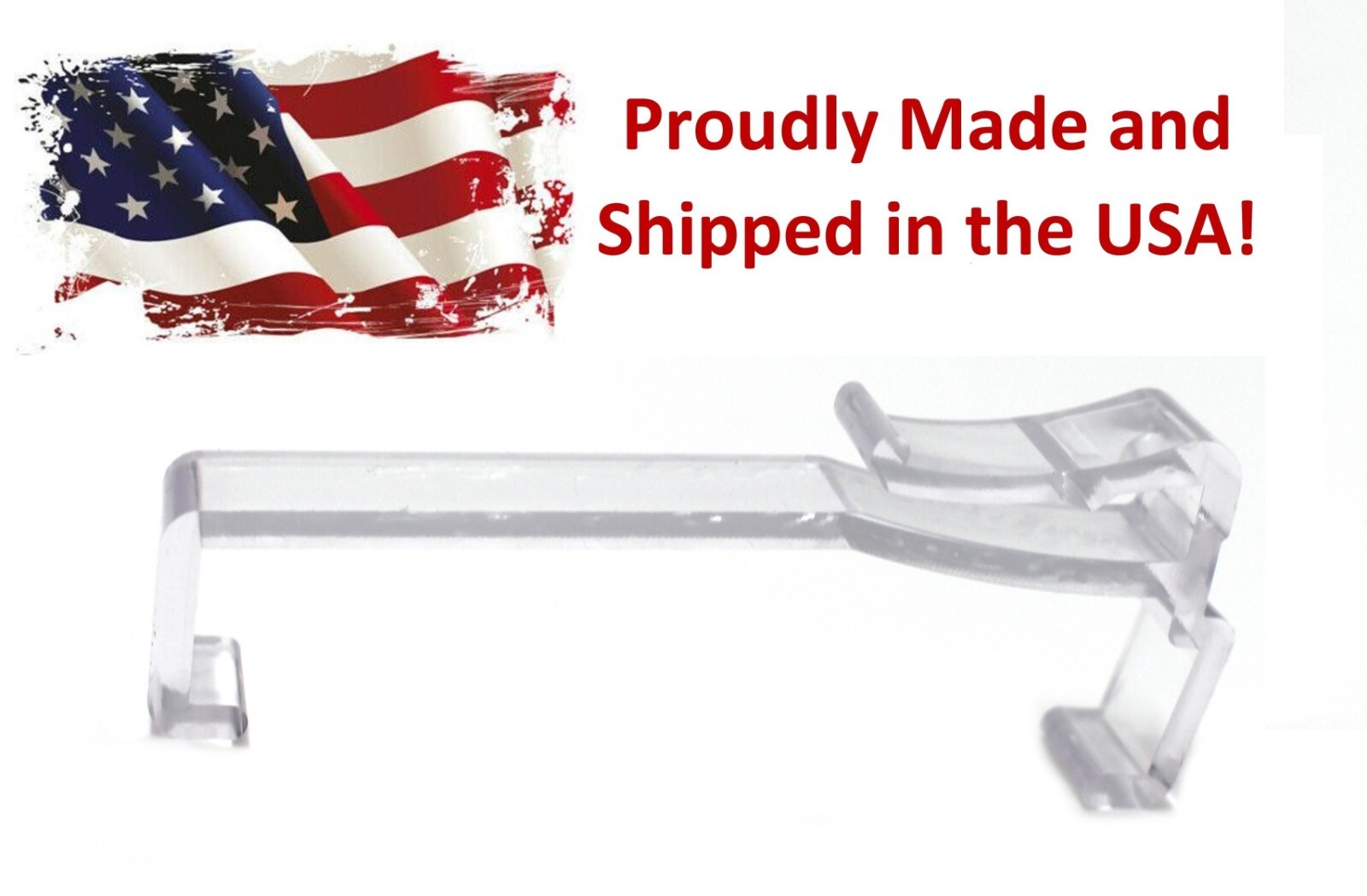 3 Inch Valance Clips For Horizontal Faux wood & Wood Blinds Parts - Pick a Pack