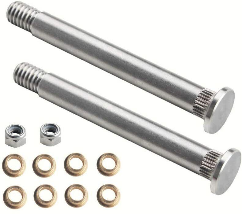 2pcs Door Hinge Pin w/ Bushing Repair Kit for Ford Mustang 94-04 Ranger Lincoln