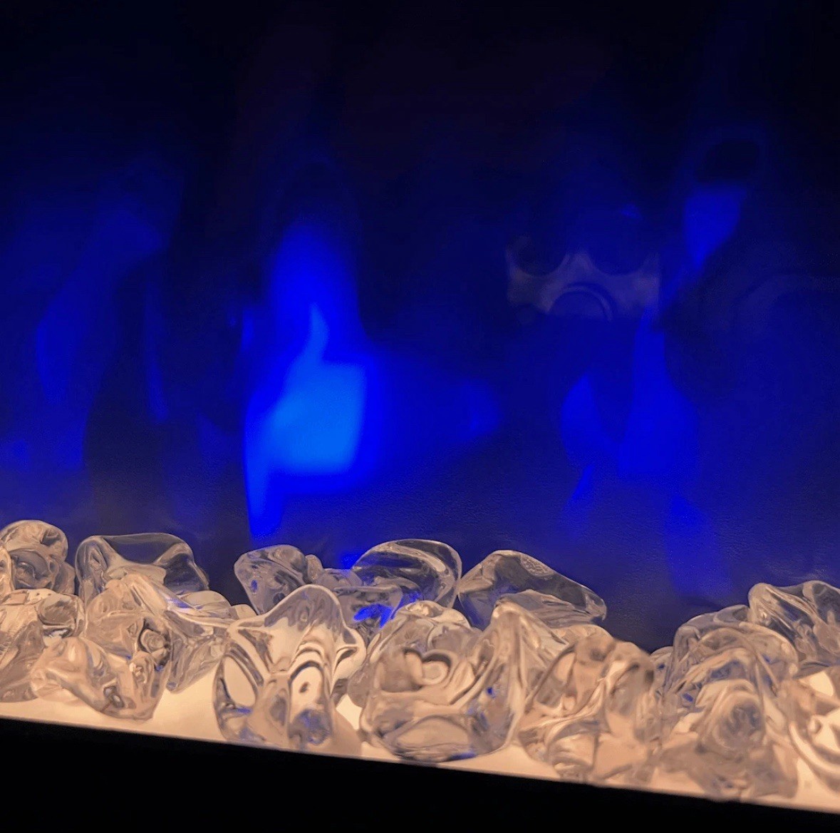 Greystone #F32-18A 3-Color Crystal LED Fireplace - 32" with Remote