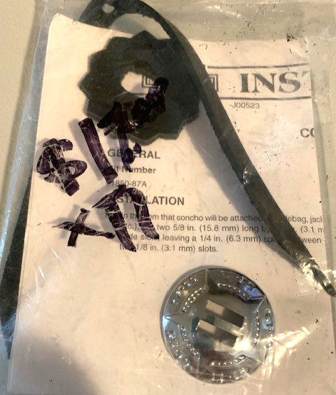 OEM HARLEY DAVIDSON CONCHO Kit for FLSTC Heritage Softail--91850-87A