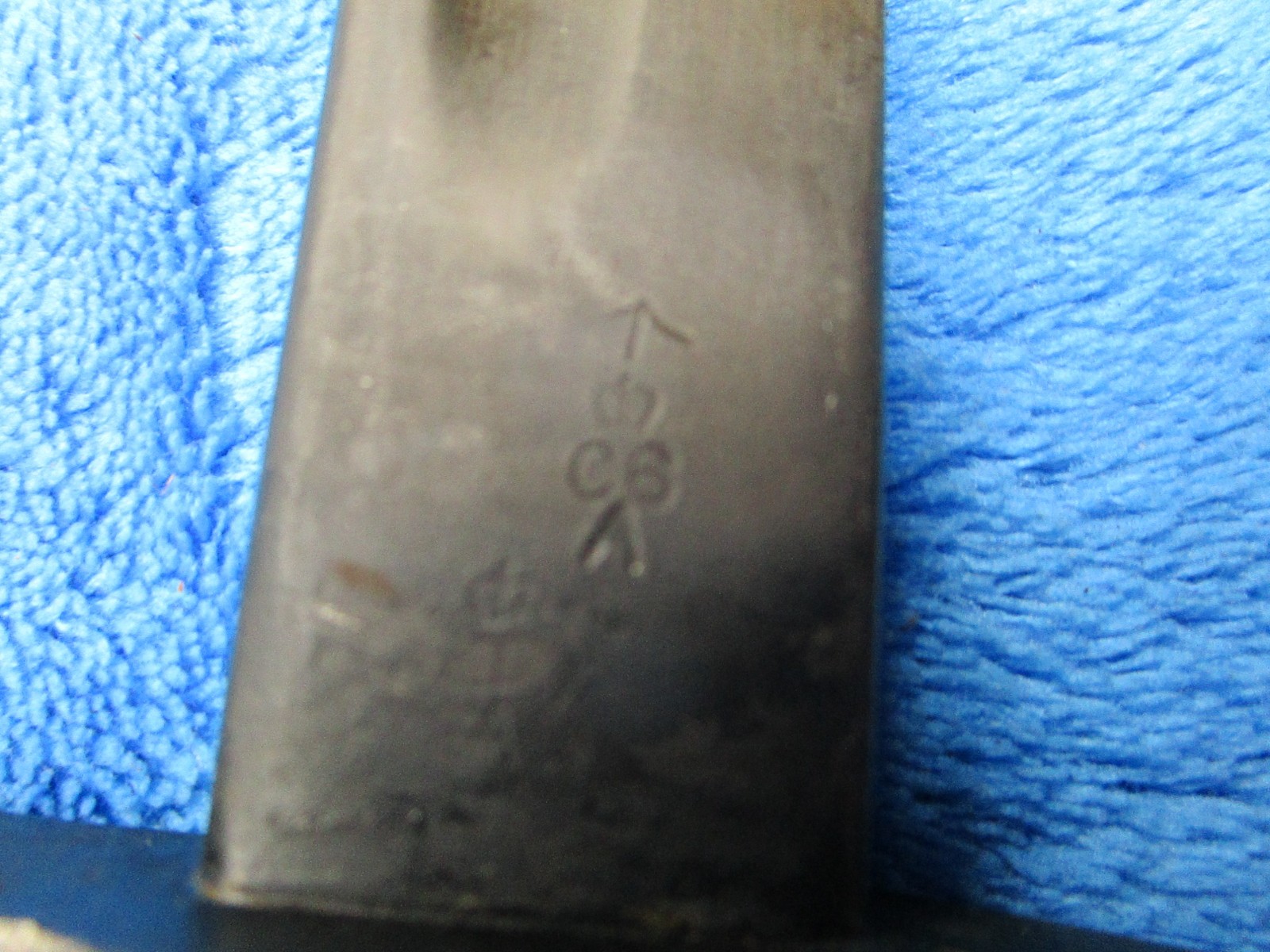 VINTAGE ORIGINAL US MADE BRITISH M1913 BAYONET AND SCABBARD MAKER REMINGTON 1917