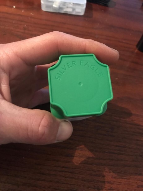 10 American Silver Eagle Square Coin Tubes 1 Oz ASE Long Term Storage Guardhouse