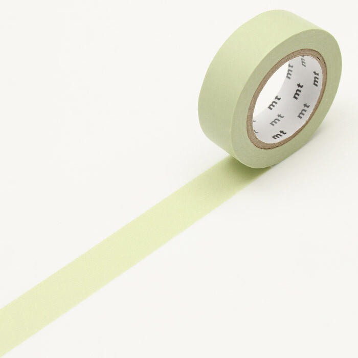 mt Solids Washi Paper Masking Tape: 3/5 in. x 23 ft. (Matte White)