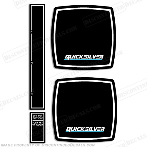 Fits Mercury Quicksilver Full Throttle Control Decal Kit