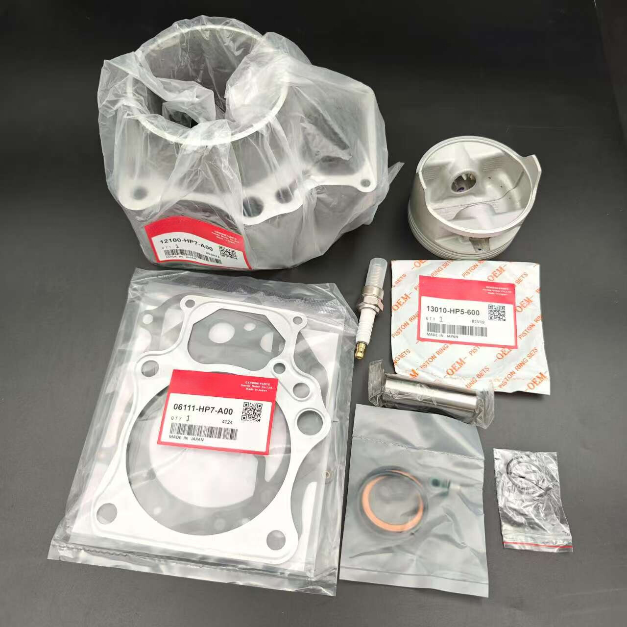 OEM NEW TOP END KIT W/ CYLINDER 12100-HP7-A00 FIT TRX420 RANCHER HONDA 2009-2024