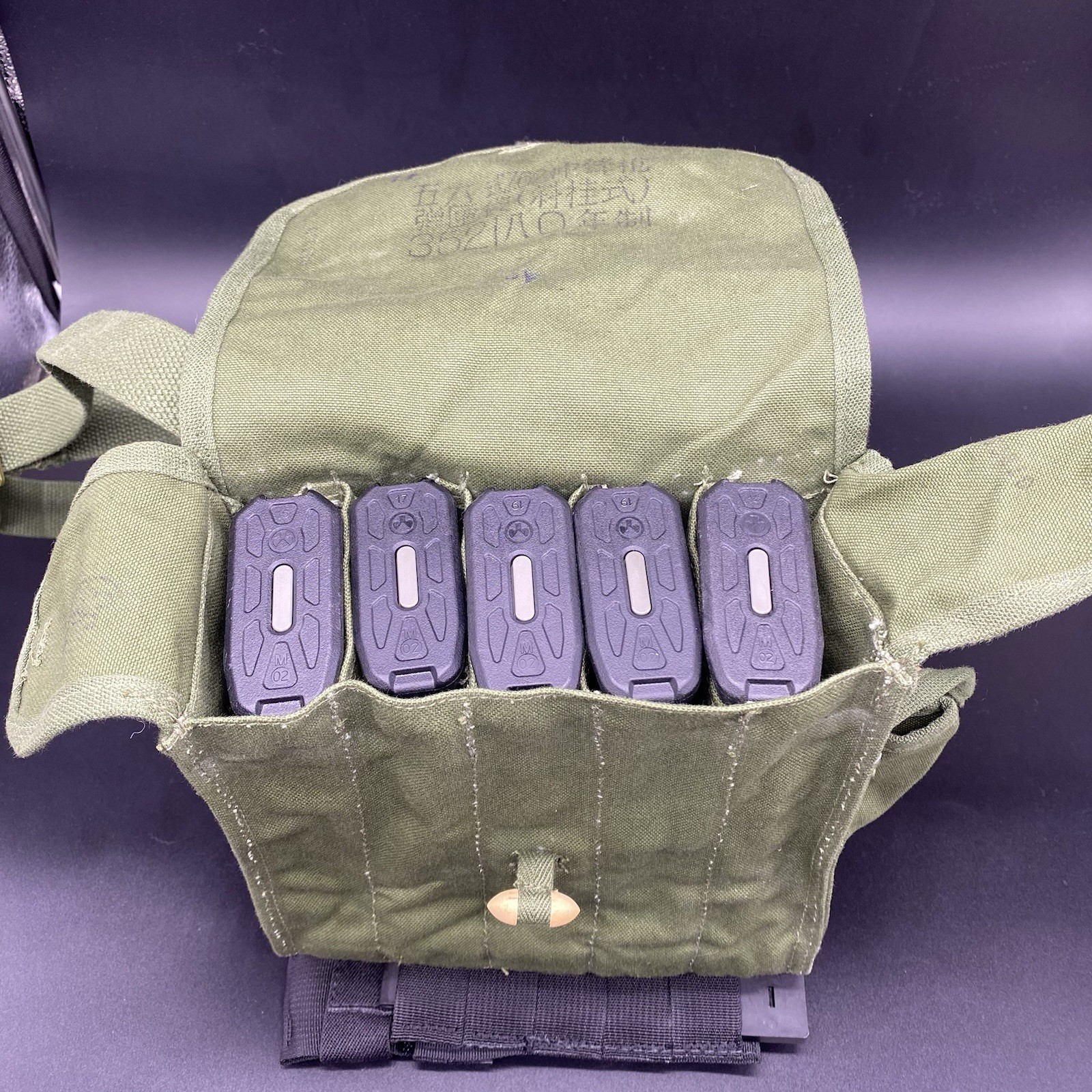 Original Unissued Type 56 Chinese Mag Pouch Bag For Ammo Mag Carrier Canvas Made