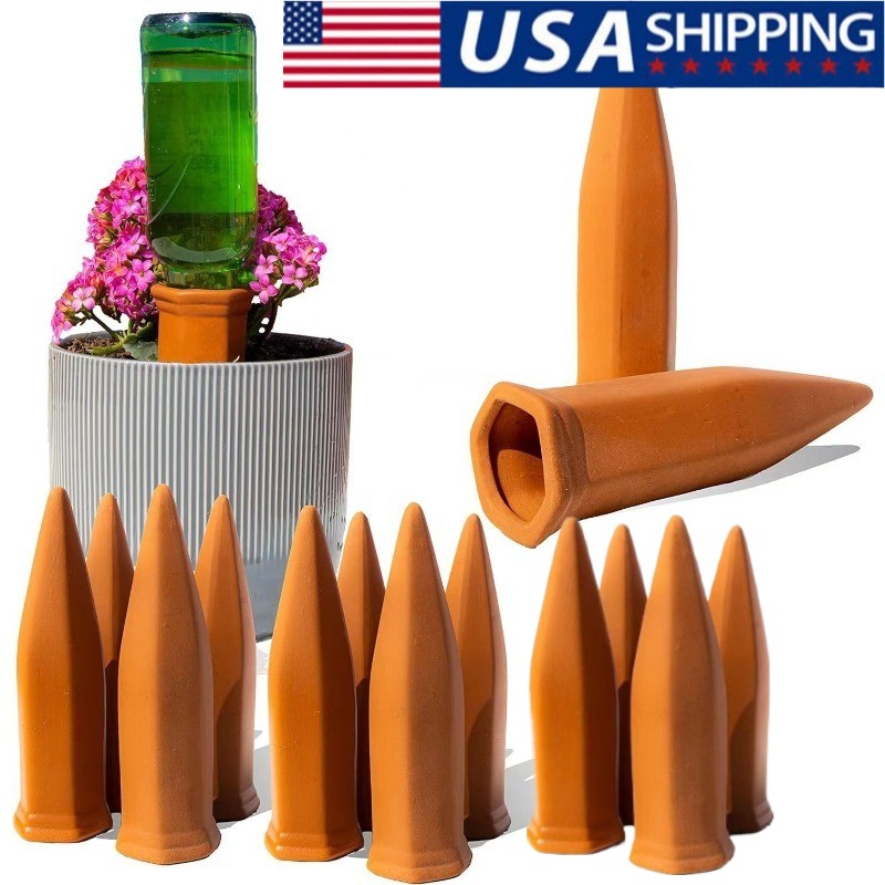 Plant Watering Spikes 12 Pack Terracotta Plant Watering Spikes Wine Bottle Autom